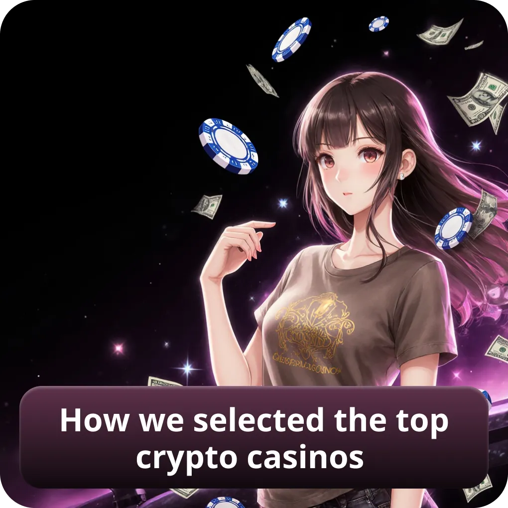 How we selected the top crypto casinos