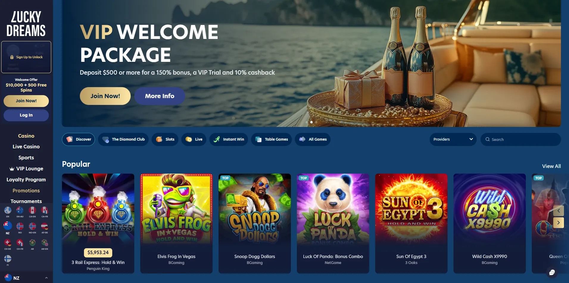 Bonuses and promotions at the best payout online casino NZ