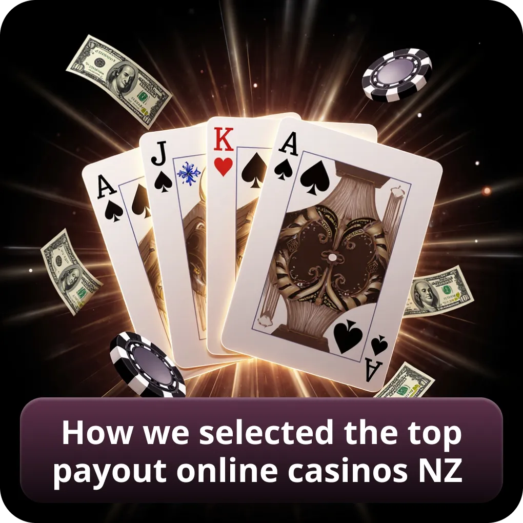How we selected the best payout online casino NZ platforms